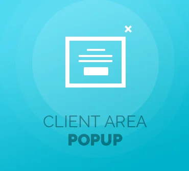 Client Area Popup For WHMCS